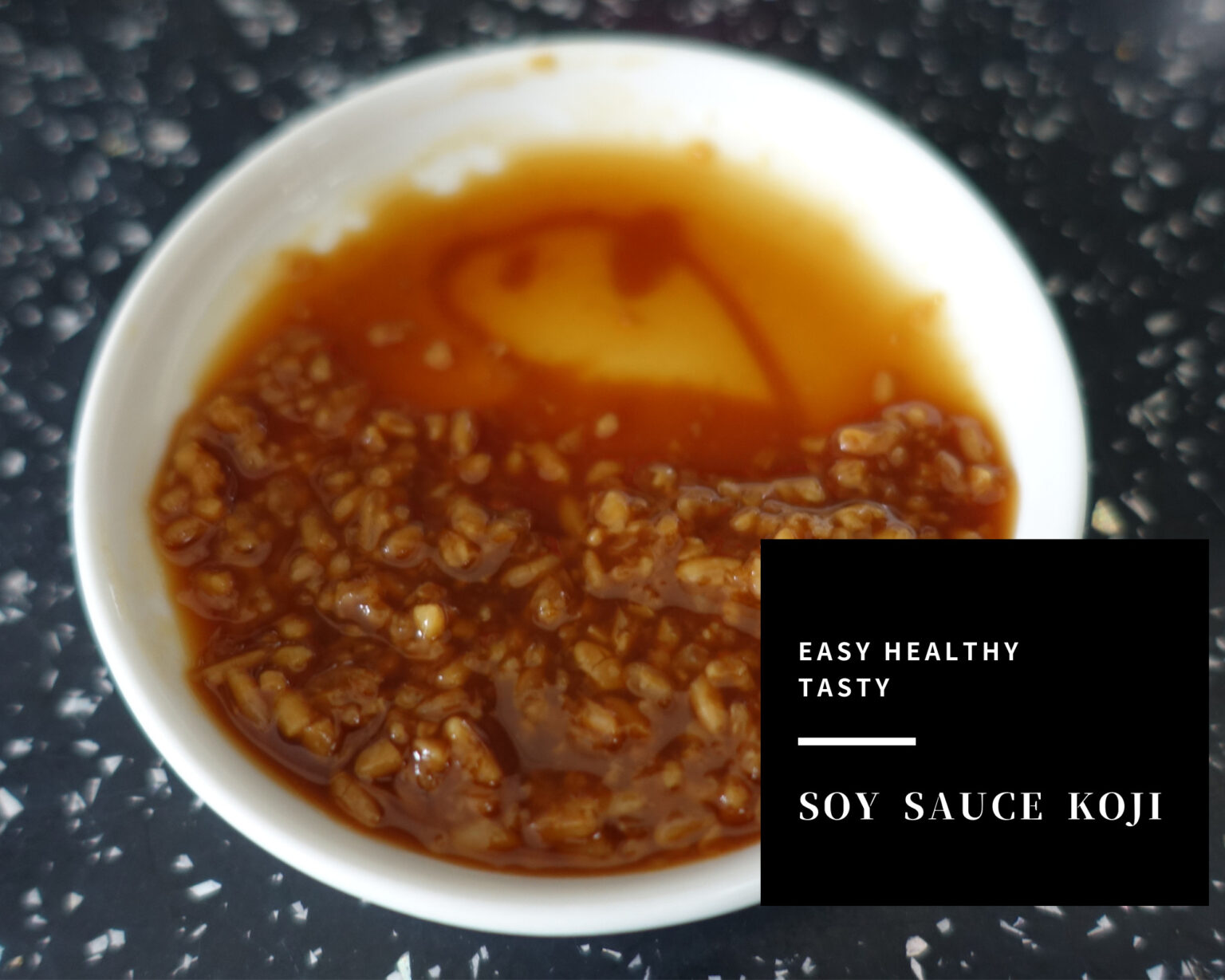 “Soy sauce KOJI”, which may be easier and tastier than SHIO KOJI